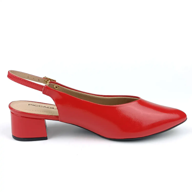 Obrazek Piccadilly 739031-138 Damskie czółenka czerwone