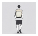 Obrazek Enrico Benetti Bergen 56010 Black-beige 20 L