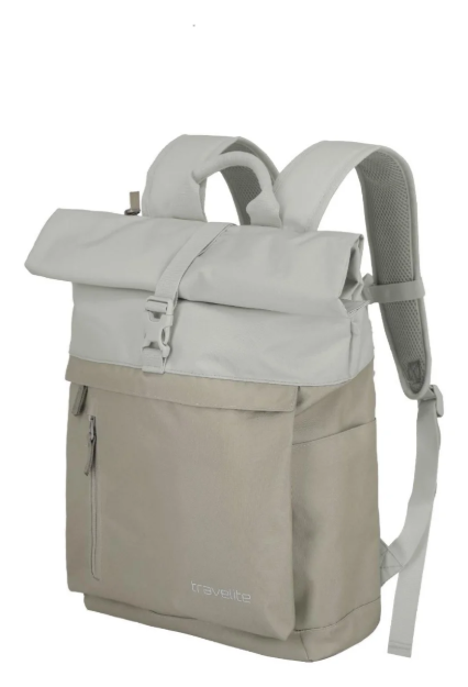 Obrazek Travelite Basics Rollup Backpack Sand/Ivory 35 L