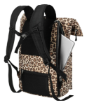 Obrazek Travelite Basics Rollup Backpack Leopard 35 L