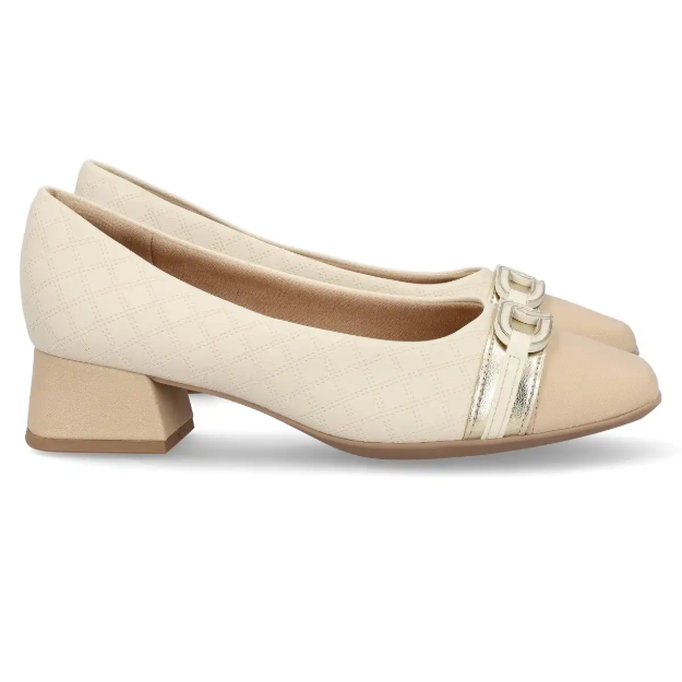 Obrazek Piccadilly 160106-2 Damskie czółenka beżowe