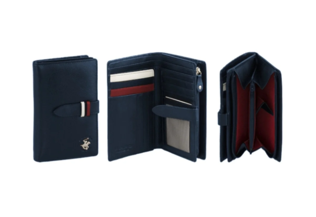 Obrazek Portfel damski BHPC Loop combi BH-1353-05 niebieski