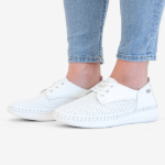 Obrazek Looke BONNIE L0458-03 Półbuty damskie białe