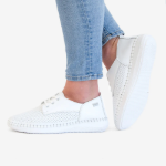 Obrazek Looke BONNIE L0458-03 Półbuty damskie białe