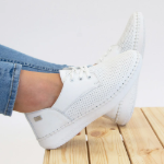 Obrazek Looke BONNIE L0458-03 Półbuty damskie białe