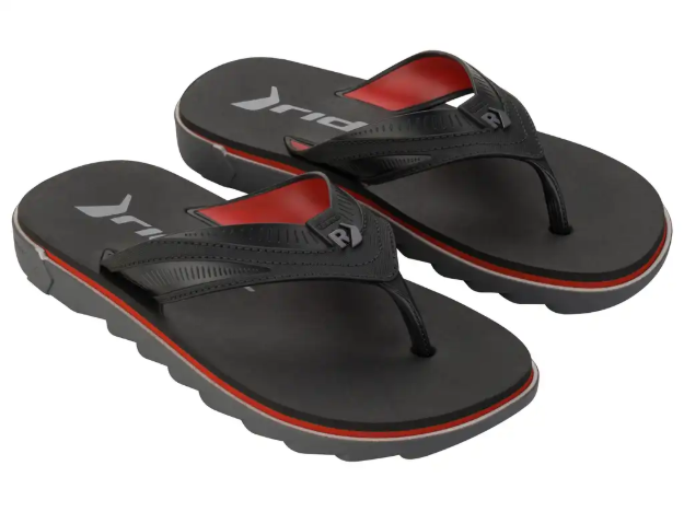 Obrazek Rider Rw Plus Thong 12425-BE389 Męskie japonki czarno-czerwone