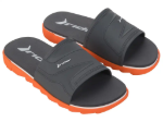Obrazek Klapki męskie Rider RW Plus Slide 12441-BF550 szaro-pomarańczowe