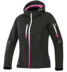 Obrazek Damska kurtka softshell ARDON®CREATRON® czarno-różowa