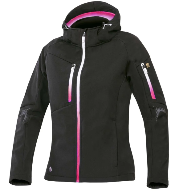Obrazek Damska kurtka softshell ARDON®CREATRON® czarno-różowa