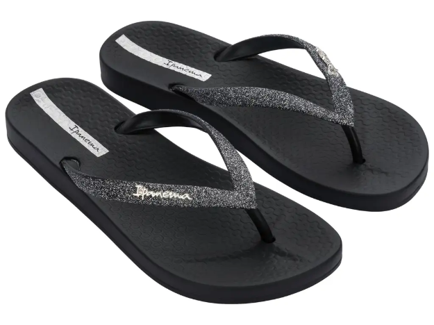 Obrazek Ipanema Anatomic Lolita 83140-20780 Czarne japonki damskie