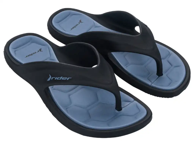 Obrazek Rider CAPE XVIII 83631-BM420 Klapki męskie czarno-niebieskie