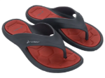 Obrazek Rider CAPE XVIII 83631-BM422 Klapki męskie szaro-czerwone
