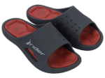 Obrazek Klapki męskie Rider BAY XIV 83632-BM436 szaro-czerwone