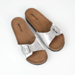 Obrazek Batz Ibiza Silver damskie kapcie medyczne