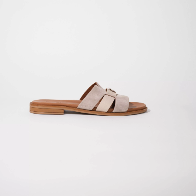 Obrazek Batz Isabelle beżowe damskie kapcie medyczne