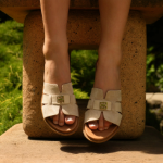 Obrazek Batz Isabelle beżowe damskie kapcie medyczne