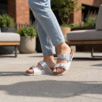 Obrazek Batz Mallorca białe damskie kapcie medyczne