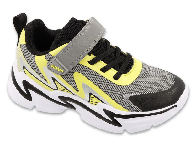 Obrazek BEFADO 516X464 sneakersy SPORT POWER szary żółty