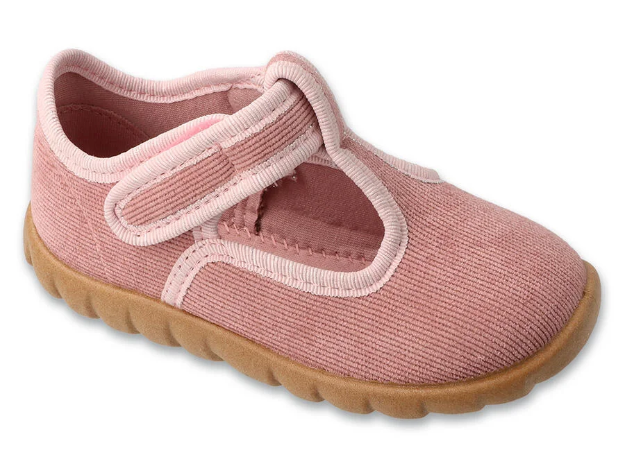 Obrazek BEFADO 627P006 kapcie dziewczęce FLEXI różowe