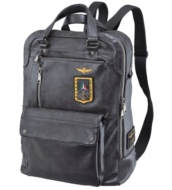 Obrazek Batoh Aeronautica Militare Pilot L AM-476-23 antracitová 20 L