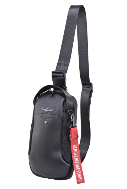 Obrazek Batoh mono Aeronautica Militare Bolt AM-492-01 černá 2,4 L