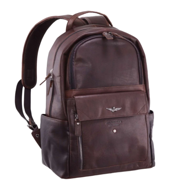 Obrazek Batoh Aeronautica Militare Vintage classic AM-355-25 hnědá 18 L
