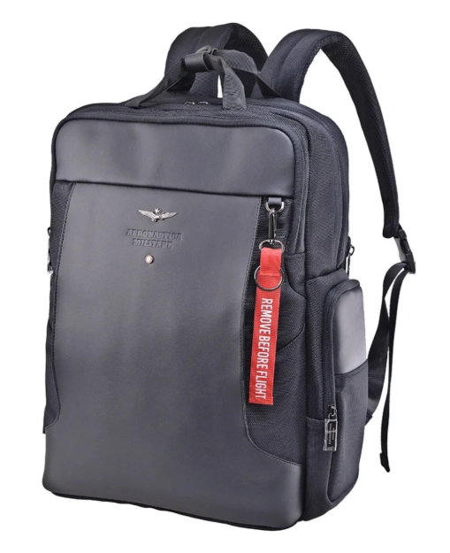 Obrazek Batoh Aeronautica Militare Bolt AM-494-01 černá 25 L