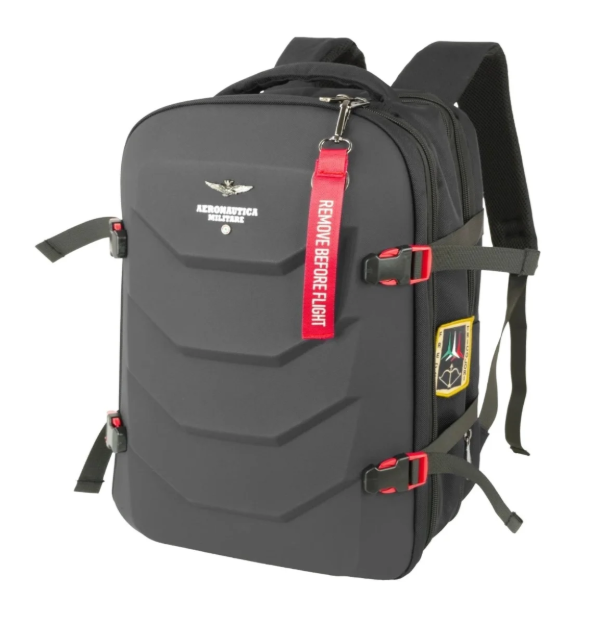 Obrazek Batoh Aeronautica Militare Patch comby AM-582-01 černá 25 L