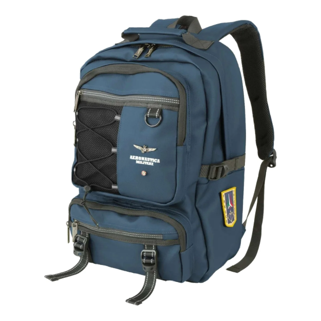 Obrazek Batoh Aeronautica Militare Patch AM-580-05 modrá 22 L