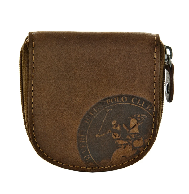 Obrazek Peněženka na mince BHPC Circle BH-1199-65 tabáková