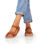 Obrazek Damskie sandały zdrowotne Batz Miri Cognac