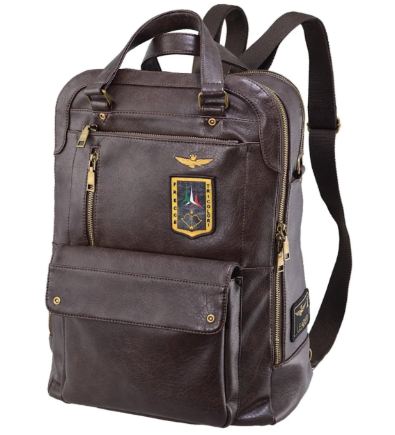 Obrazek Plecak Aeronautica Militare Pilot L AM-476-25 brązowy 20