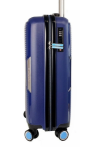 Obrazek Walizka podróżna Dielle 4W S PP 180-55-05 niebieska 33 L