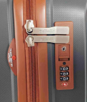 Obrazek Walizka podróżna Dielle S PP STRIPE 190-55-23 antracyt 38 L