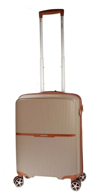 Obrazek Walizka podróżna Dielle S PP STRIPE 190-55-60 brązowa 38 L