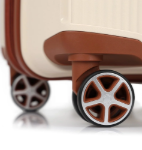 Obrazek Walizka podróżna Dielle S PP STRIPE 190-55-24 beżowa 38 L