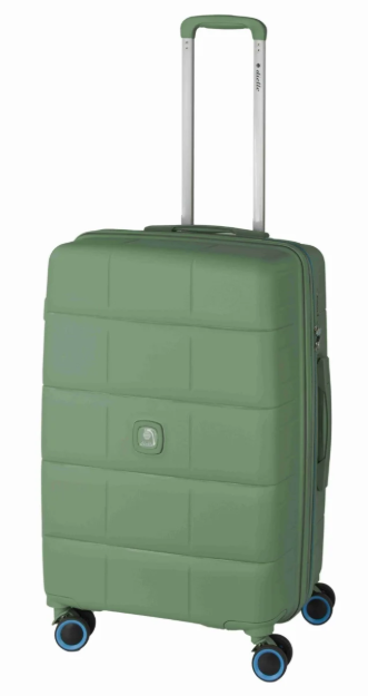 Obrazek Cestovní kufr Dielle squares 4W M 210-67-33 zelená 70 L