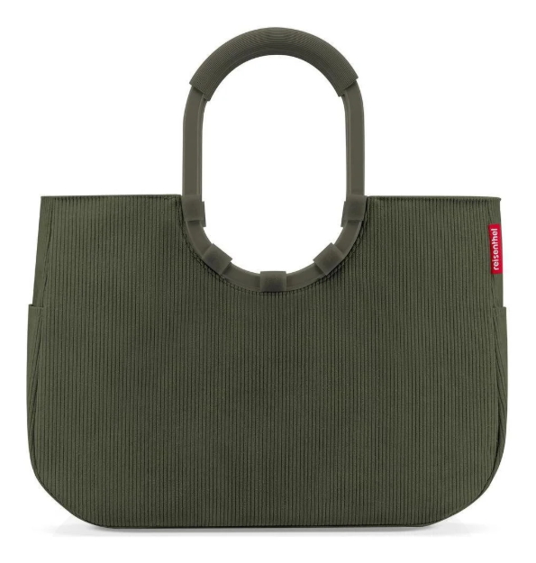 Obrazek Reisenthel Loopshopper L Cord dark matcha 25 L