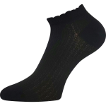 Obrazek LONKA Damskie skarpetki letnie BETH lace BLACK (3 pary)