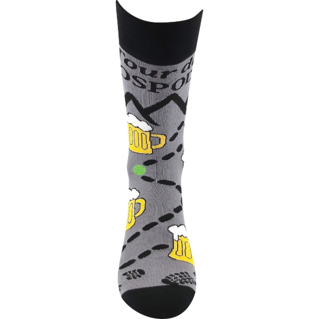 Obrazek VOXX Męskie skarpetki letnie LETOUR dowcipne z motywem piwa DESIGN 2 (3 pary)
