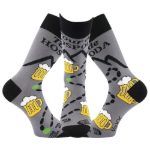 Obrazek VOXX Męskie skarpetki letnie LETOUR dowcipne z motywem piwa DESIGN 2 (3 pary)