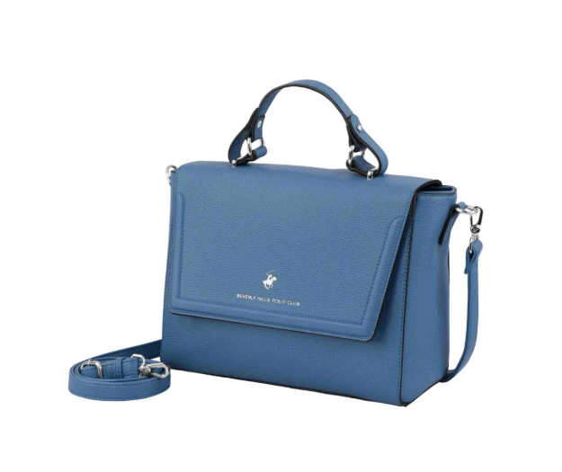 Obrazek Kabelka Beverly Hills Polo Club BH-4201-05 modrá 7,8 L