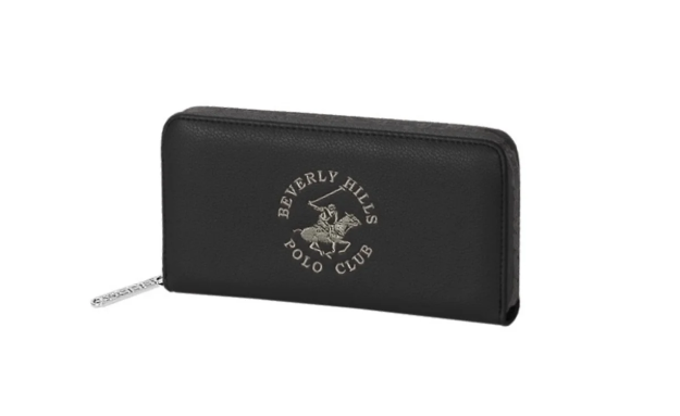 Obrazek Dámská peněženka Beverly Hills Polo Club zip BH-4265-01 černá