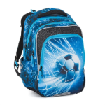 Obrazek Bagmaster BETA 26 C školní batoh – fotbal Modrá 23 l