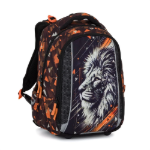 Obrazek Bagmaster VEGA 26 A školní batoh – lev Oranžová 22 l