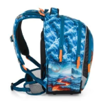 Obrazek Bagmaster LUMI 26 D školní batoh – drak Modrá 23 l