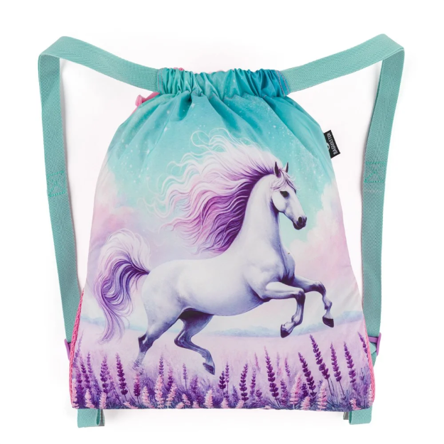 Obrazek Bagmaster SÁČEK LUMI 26 B školní na přezůvky / tělocvik – kůň Růžová 1,5 l