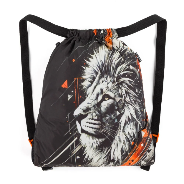 Obrazek Bagmaster SÁČEK VEGA 26 A školní na přezůvky / tělocvik – lev Černá 1.5 l