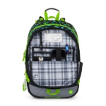 Obrazek Bagmaster ALFA 26 B malý školní set pro prvňáčky – kostičkový svět Vícebarevná 23 l