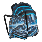 Obrazek Bagmaster LUMI 26 C malý školní set pro prvňáčky – auto Modrá 25 l